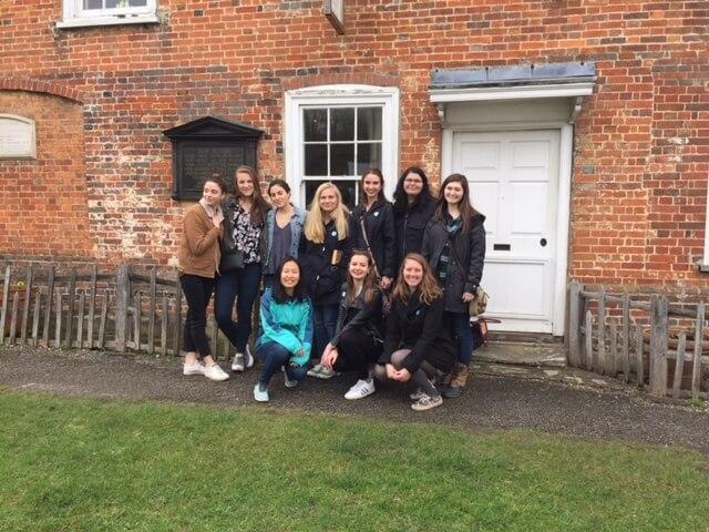 Study Group visiting Jane Austen’s home
