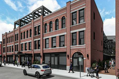 Rendering of Utica Street Construction