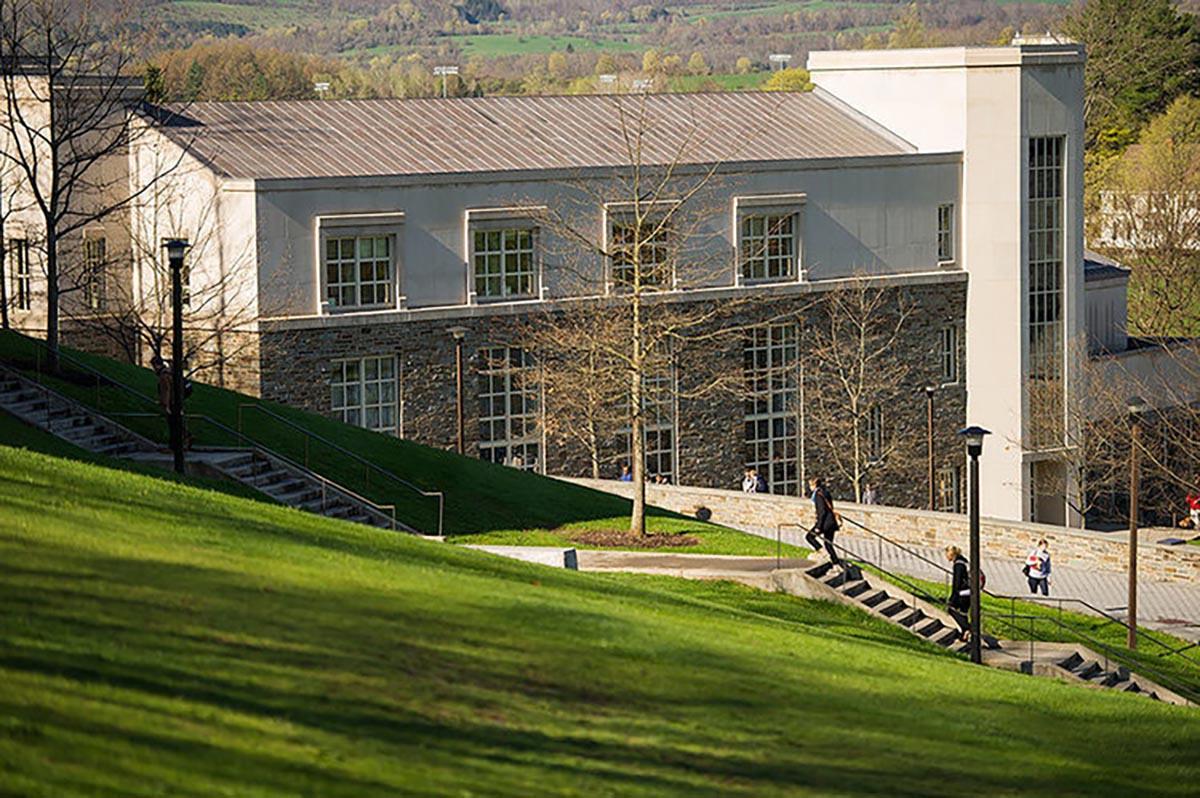 Little Hall as seen past the Persson Hall steps.