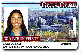 Colgate University Gate Card