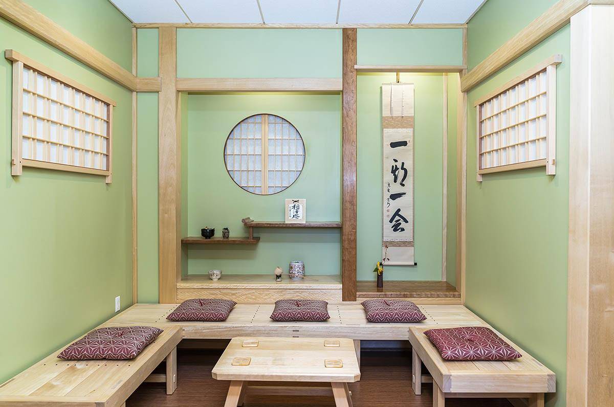 The Japanese alcove of the East Asian Lounge in Lawrence Hall