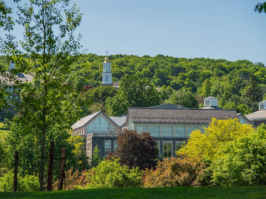 Scenic of Colgate in the spring