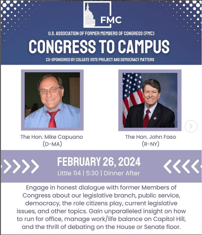 Congress to Campus Event Poster