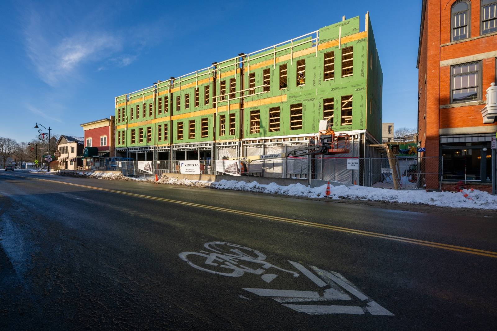 18–22 Utica St. under construction