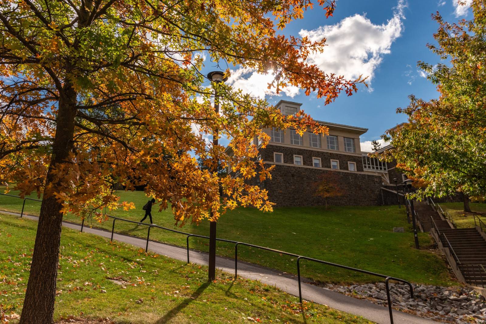 Persson Hall in fall