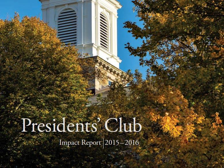 Presidents' Club Impact Report Cover 2017