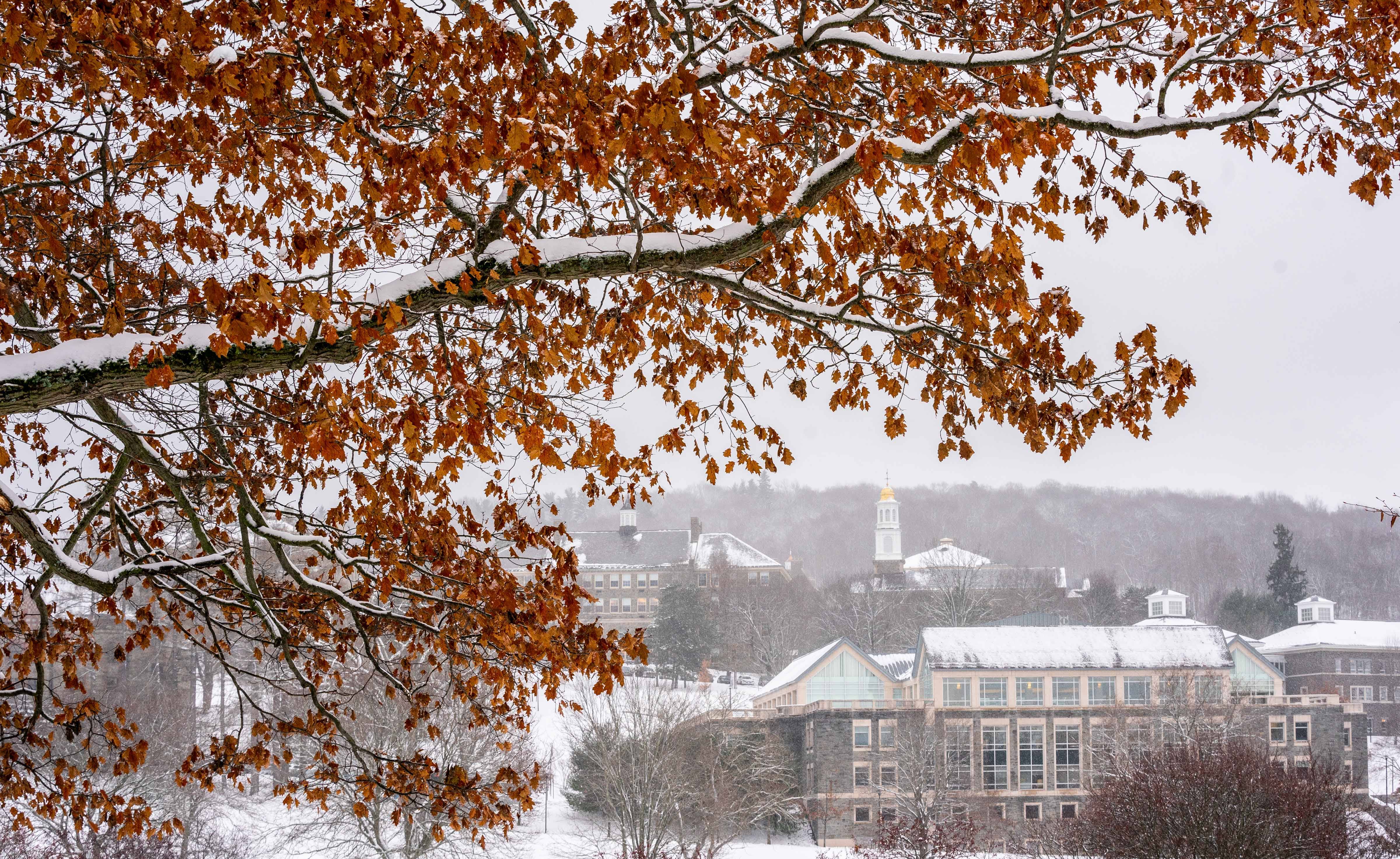 A winter scenic of Colgate University